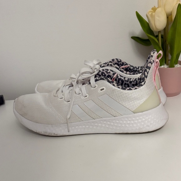 Adidas White Sneakers with Animal Print - Picture 6 of 7